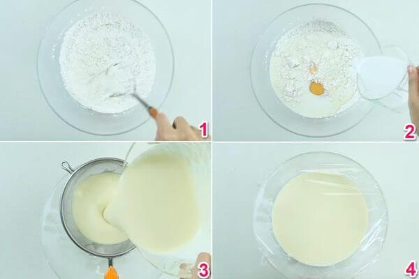 Cách làm bánh crepe táo giòn