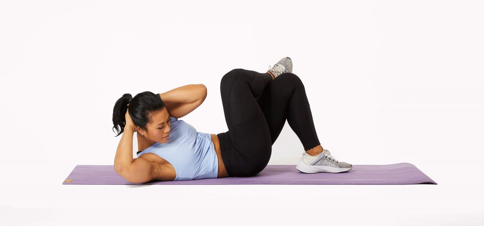 Crossover Crunch – Bài tập thể dục giảm mỡ bụng nhanh chóng